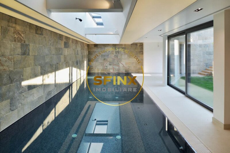 Pipera Acum si la vanzare, vila stil mediteranean, in campus cu piscina acoperita